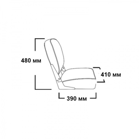 Сидіння Springfield пластикове складане, болотистий дуб (1040627)