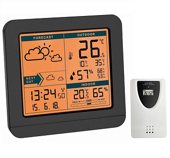 Метеостанція TFA "SKY", 123x52x117 мм, чорний (35115201)