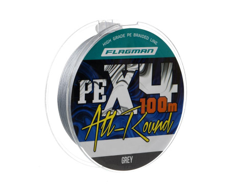 Шнур Flagman All-Round PE X-4 Grey 100м
