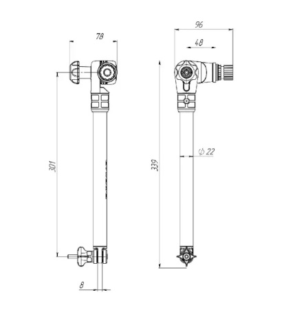 Кріплення датчика ехолота FASTEN (Ft300) (01.04.005.01.04)