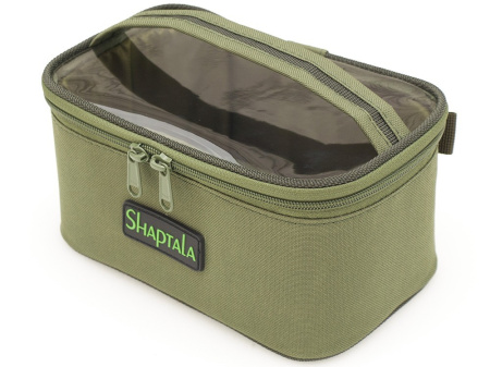 Сумка Shaptala з прозорою кришкою 20х12х10 см (ПП5) хакі