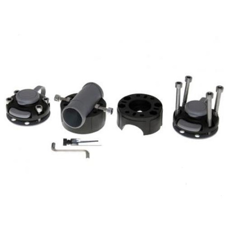 Замки та монтажний майданчик FASTEN для встановлення на трубу 30, 32 мм (FMr232) (01.01.011.02.01) чорний