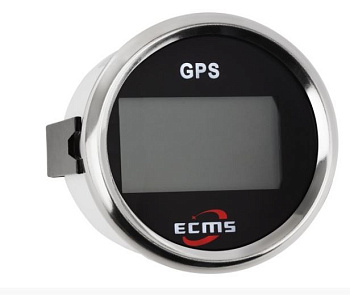 GPS спідометр з компасом ECMS PLG2-BS-GPS, діаметр 52мм (800-00174)