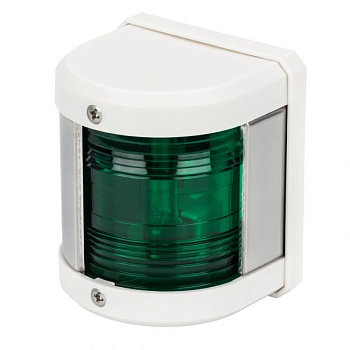Навігаційний вогонь AAA зелений корпус білий (00111-WH)