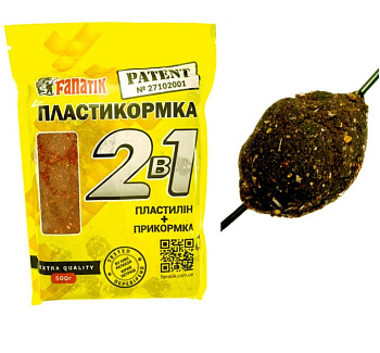 Пластикормка Fanatik Горох - Часник, 500 г