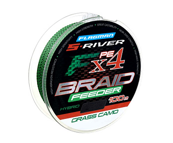 Шнур Flagman S-River Feeder Braid X4 100м