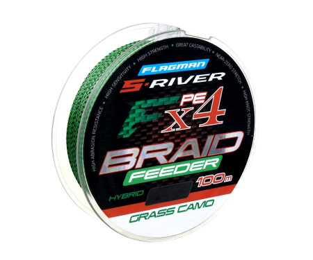 Шнур Flagman S-River Feeder Braid X4 100м