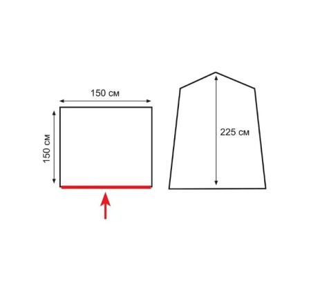 Тент Totem Privat (душ/туалет) (TTT-022)