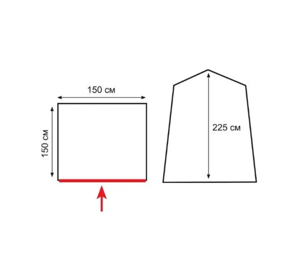 Тент Totem Privat (душ/туалет) (TTT-022)