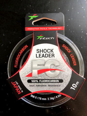 Флюрокарбон Intech FC Shock Leader 10м 0.178mm 2.1kg /4.6lb