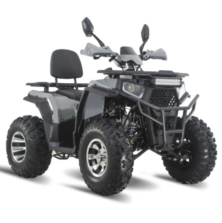 Квадроцикл FORTE ATV-200G PRO зелено-сірий (133188)