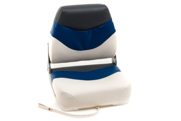 Сидіння Newstar Premium складне, білий/синій/чорний (75108WBC)