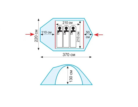 Намет Tramp Lair 3 (v2) (TRT-039)