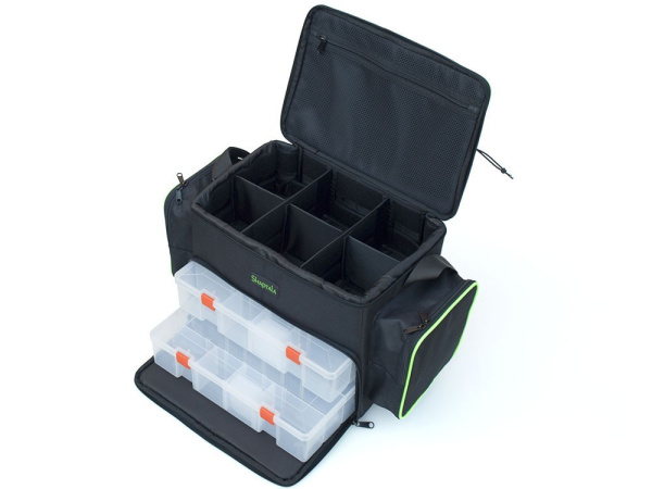 Сумка Shaptala фідерно спінінгова (з коробками) 56х30х26 см (СКФ3К)