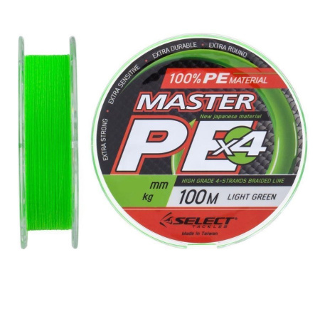 Шнур Select Master PE 100m (салатовий)