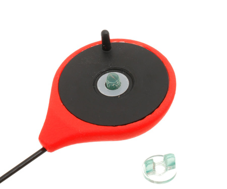 Вудка зимова Flagman Балалайка з пінопластовою ручкою червоний (RBUZ-R)