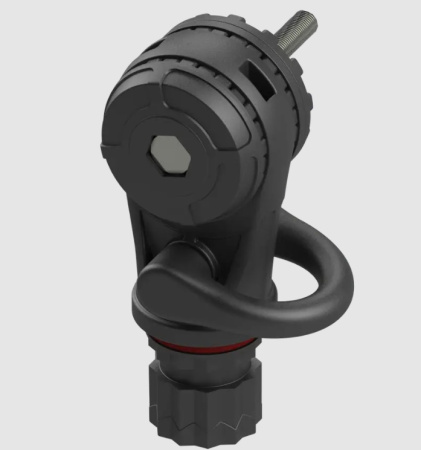 Армований адаптер FASTEN As222 зі шліцами 27.7° у зборі з перехідними шайбами 7.5° і такелажною скобою (01.17.020.01.01)