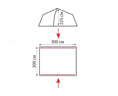 Шатро Tramp Bungalow Lux (V2) (TRT-085)