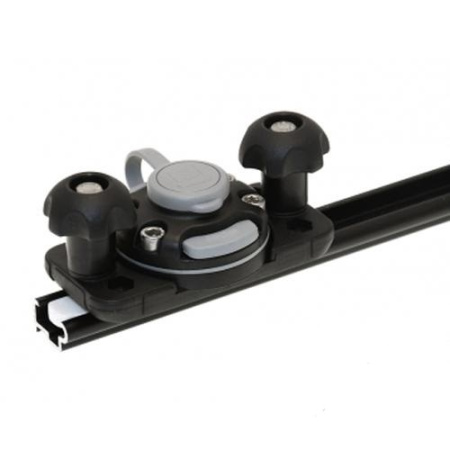 Замок з універсальним майданчиком FASTEN для встановлення на С-подібний профіль (FFr222)(01.01.012.02.01) чорний