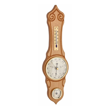 Метеостанція TFA "Sheraton" дуб світлий, d=93/50 мм, 418х38х108 мм (20106002)