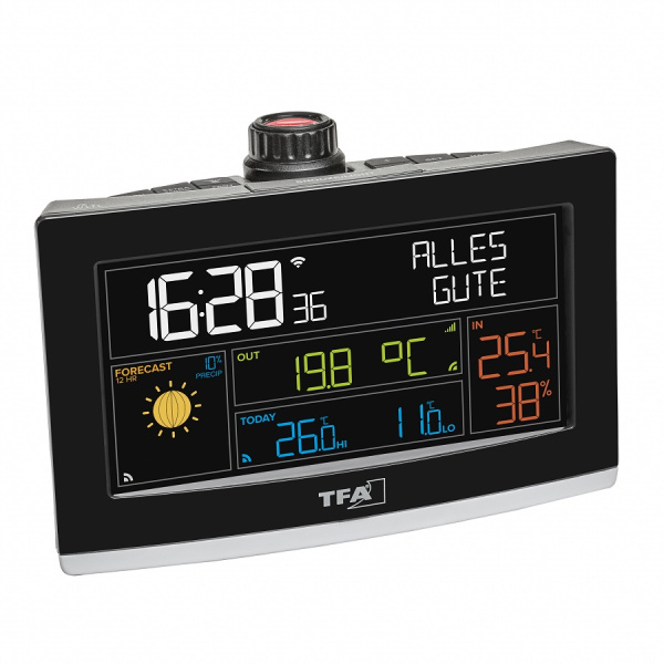 Метеостанція TFA з WiFi "View Show", 154x53x106 мм (35800201)