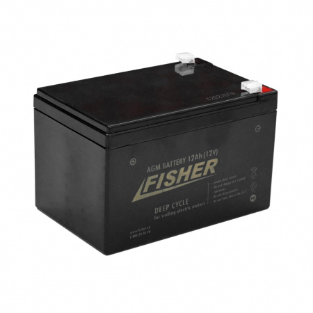 Акумулятор AGM Fisher 12Ah 12V, 3,3 кг (12Ah agm)
